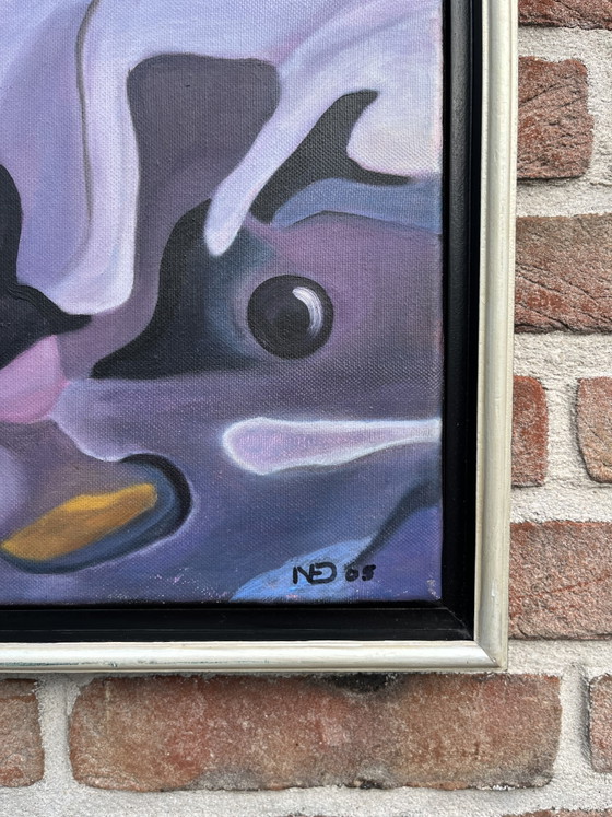 Image 1 of Painting reproduction of Purple Leaves Georgia O'Keeffe