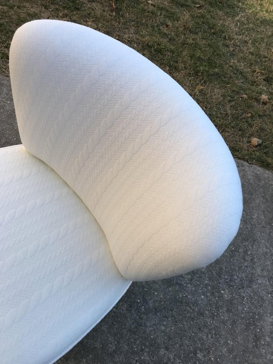 Set of Hungarian White Club Chairs, 1950s – Armchairs (photo 6 of 6)