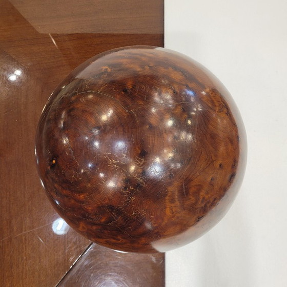 Image 1 of Sfera decorativa, ossidiana mogano, p. s. XX - Francia
