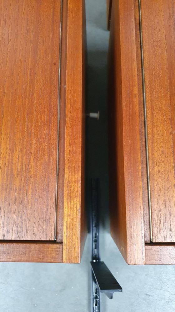 Image 1 of vintage wall unit deens modules teak 60s