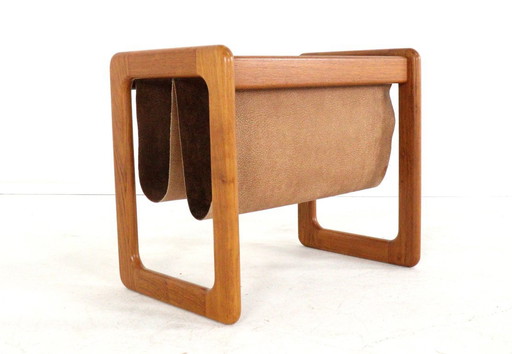 Vildbjerg furniture factory reading holder magazine rack vintage teak Danish