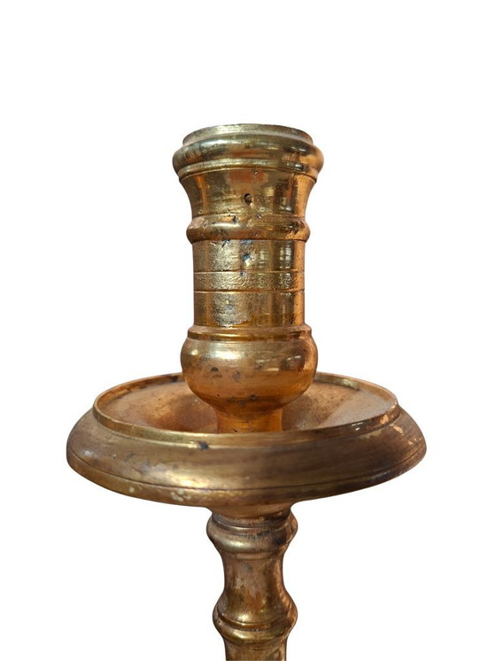 Image 1 of Prestigioso par de candelabros barrocos para altar