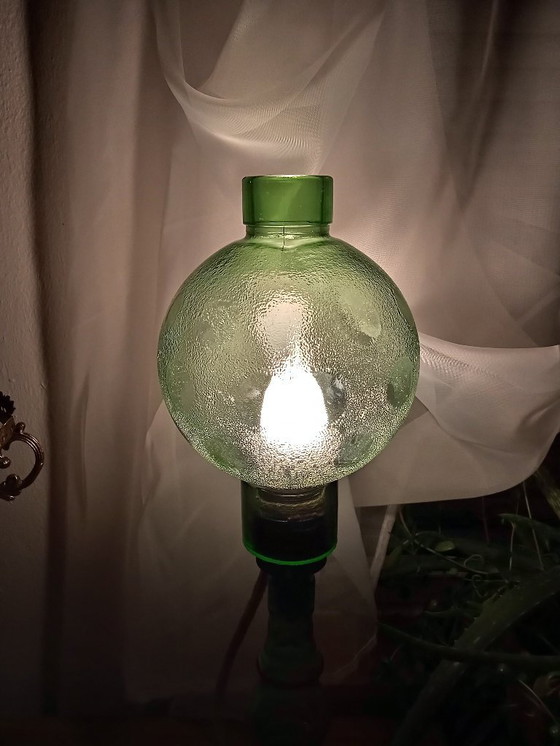 Image 1 of Cevin-Lampe aus grünem Glas in Murano Stil lamp in green glas