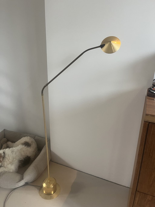 Vintage stalamp flexibele arm