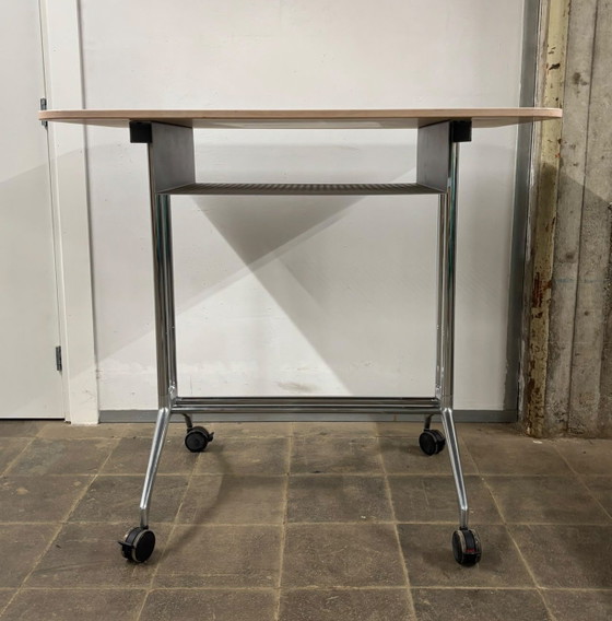 Zeldzame Vitra Ad Hoc Spatio design trolley-werktafel – Bureau, Metal, Wood (photo 4 of 8)