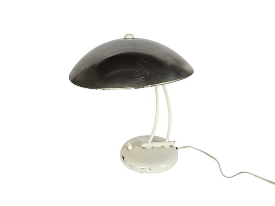 Image 1 of VEB Leuchten | East-Germany | Table Lamp | Bauhaus Style | Marianne Brandt Style UFO Lamp | 50's
