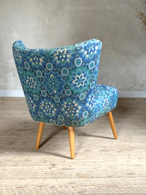 Blauwe cocktailstoel – fauteuils, Vintage (photo 2 of 9)