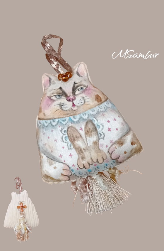 Image 1 of Angeli, coniglietti e gatti pasquali. Fatti a mano