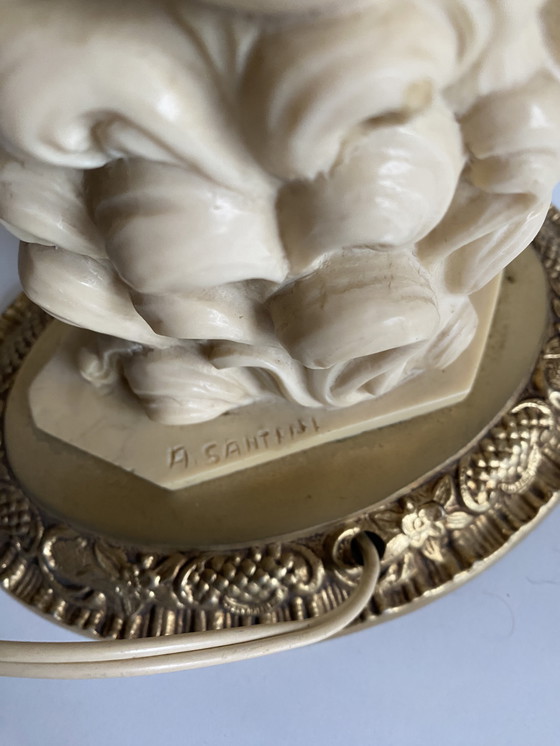 Image 1 of Lampe design italienne Prachtige Amilcare Santini (1910-1975).