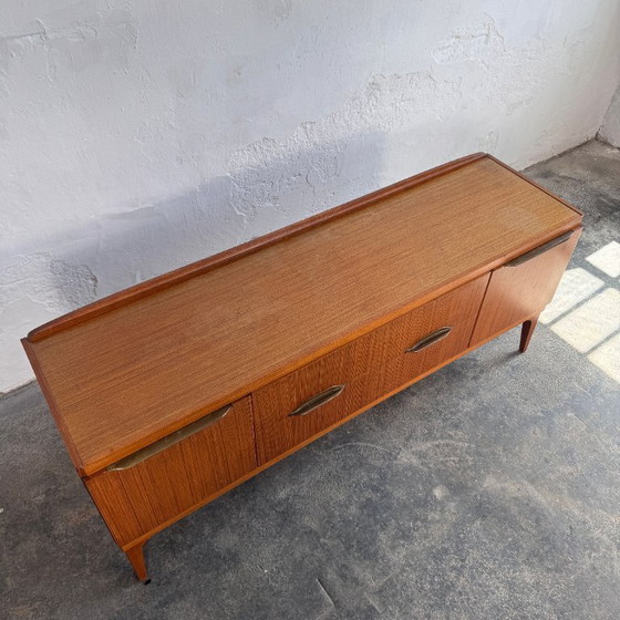 Image 1 of British Remploy Sideboard with Brass Handles, 1960