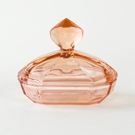 Image 1 of Burriera in vetro, art déco, anni '30, produzione: Italia