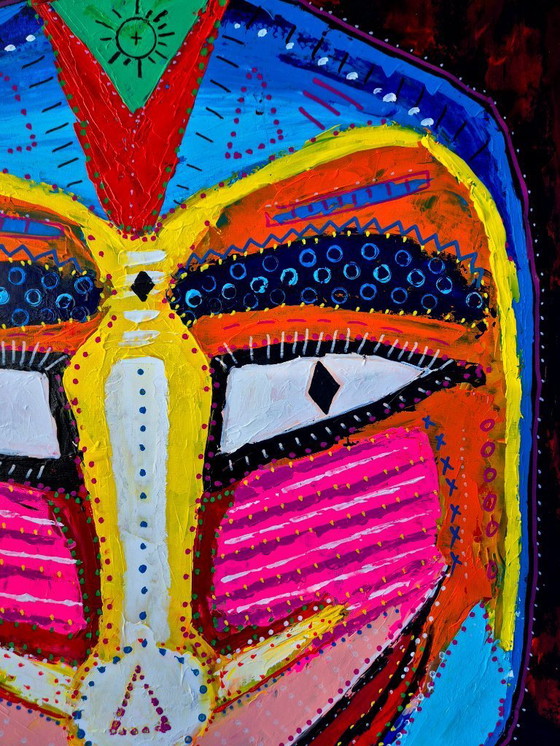 Image 1 of Jovan Srijemac (1962) - Maschera dello Spirito buono