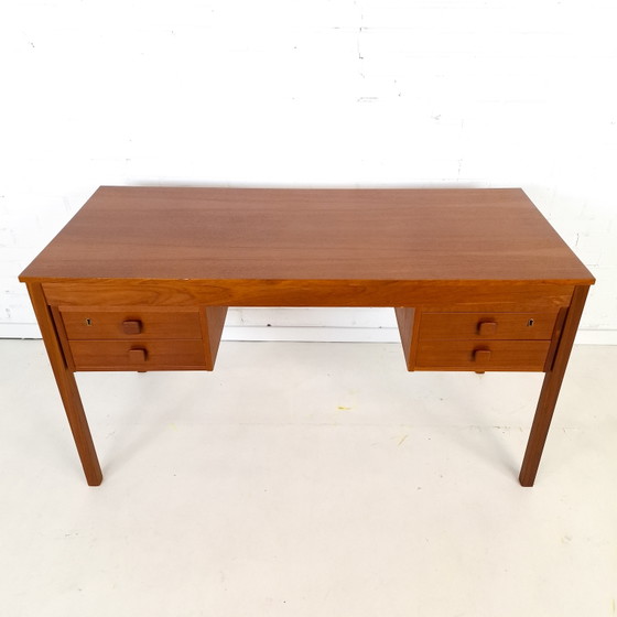 Bureau vintage Domino Møbler en teck années 60 design danois – Bureaux, Wood (photo 3 of 14)