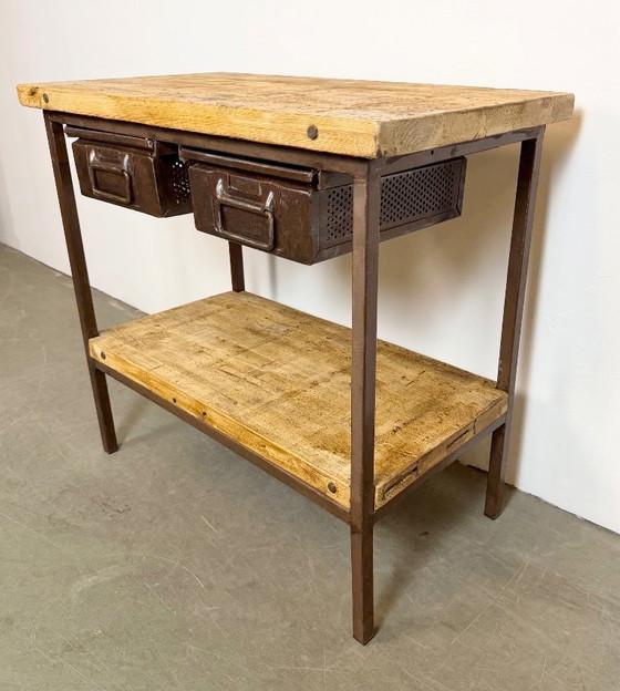 Image 1 of Vintage Industrial Worktable, 1960s