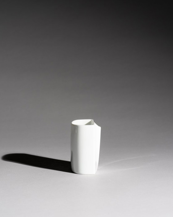 Image 1 of Rosenthal Studio-Line “Owl” Vase Duo Wolf Karnagel Black & White Porcelain