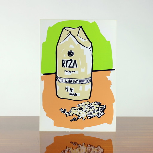 Wandpaneel in Tsjechoslowaakse Pop Art stijl (jaren 1960)