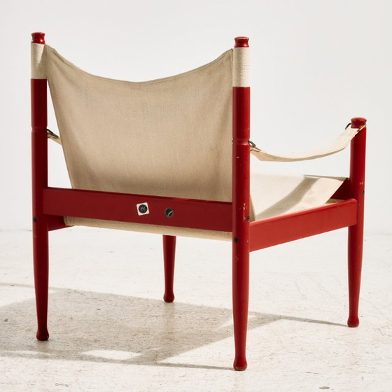 MK9444 Model 30 Sillón Safari y Otomana de Erik Wørts para Niels Eilersen, Juego de 2 – Sillones, Wood (photo 3 of 23)