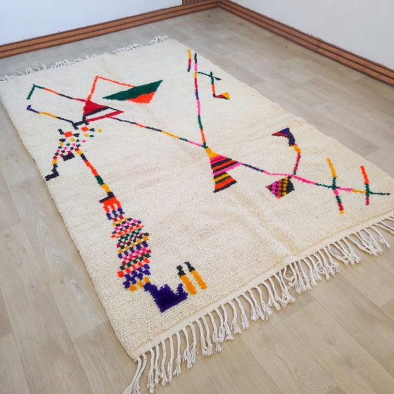 Autentico tappeto berbero marocchino tessuto a mano, 220 cm x 320 cm – Tappeti, Cotton (photo 5 of 11)
