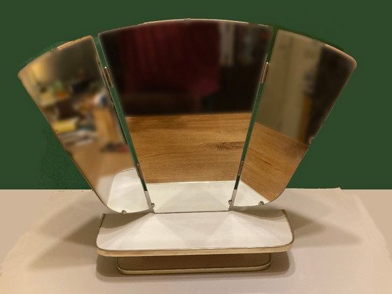 Image 1 of Triptych mirror 1950s