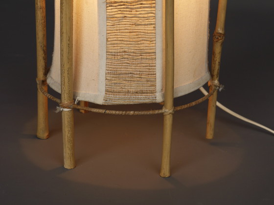 Image 1 of Lampadaire en bambou par Louis Sognot, années 1950