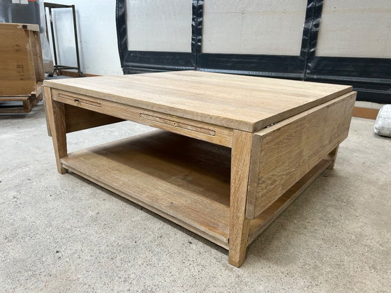 Wooden coffee table with extendable tops, ID Antiek, Brown, Vintage (photo 4 of 10)