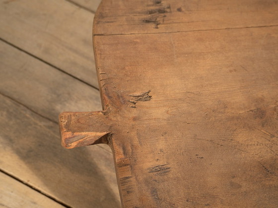 Tavolo antico in legno massello (c.1920) #11, Tavolini, Marrone, Rustic (foto 17 di 22)