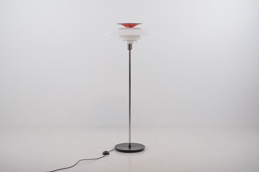 Early PH80 floor lamp by Poul Henningsen for Louis Poulsen (Denmark, 1980s).