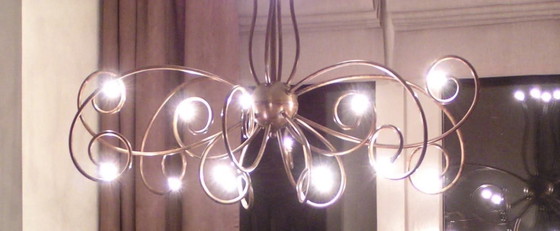 Image 1 of Ben Demmers bronze-colored chandelier design