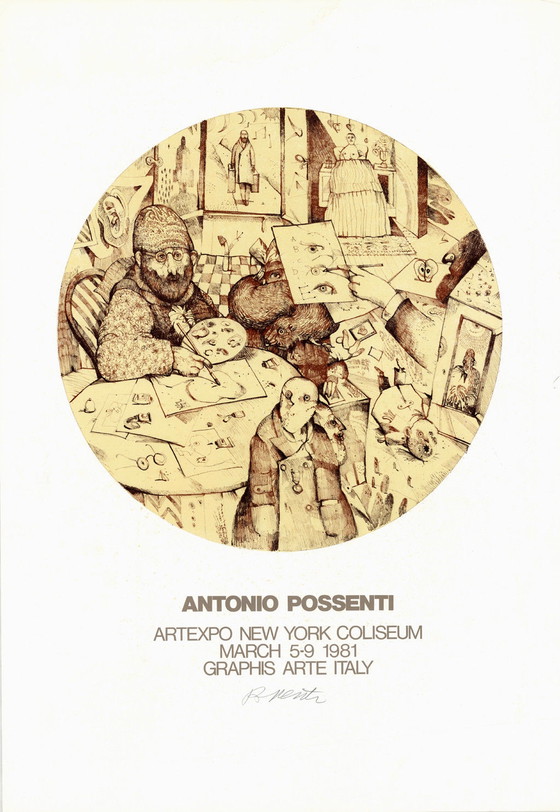 Image 1 of Antonio Possenti - Artexpo-Plakat 1982, New York