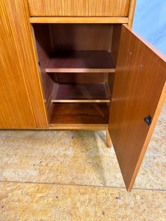 Image 1 of Mid Century Retro Teak Gentleman’s / Bachelor Wardrobe by Remploy (Circa 1960)  A fantastic mid century modern teak gentleman’s,