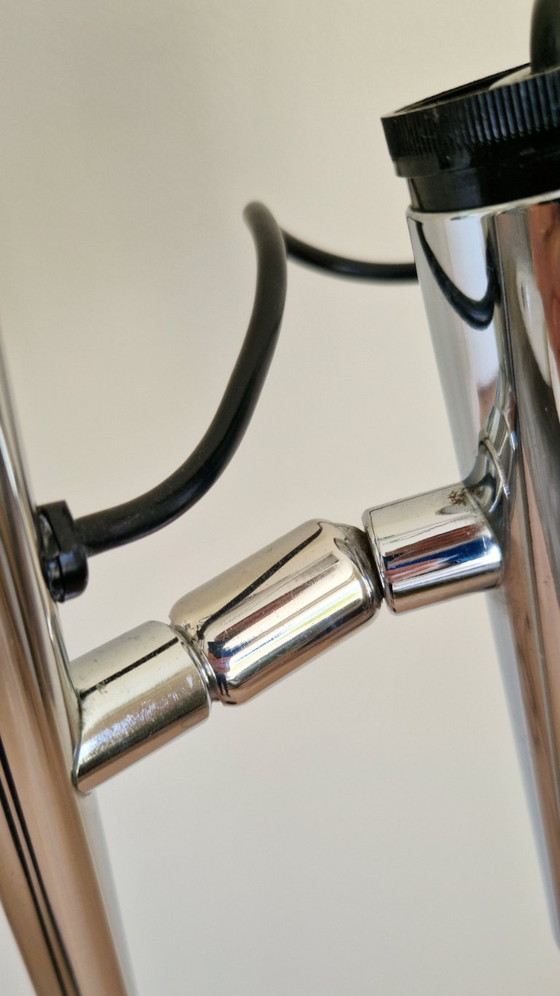 Image 1 of Vintage floor lamp, Luci Milano P393, Italian design, 3 spotlights, chrome, 1970s