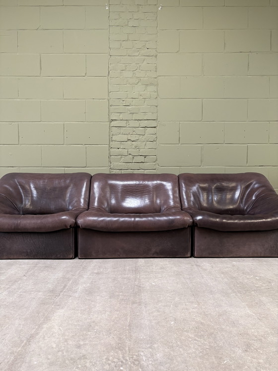 De Sede model DS-46 black-brown neck leather 6-piece – Couches (photo 3 of 15)