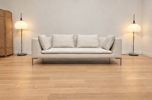 NIEUW B&B Italia Charles 3-Zits Ecru + GARANTIE
