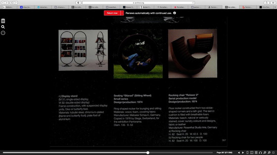 Image 1 of Mecedora 'Relaxer II' de Verner Panton