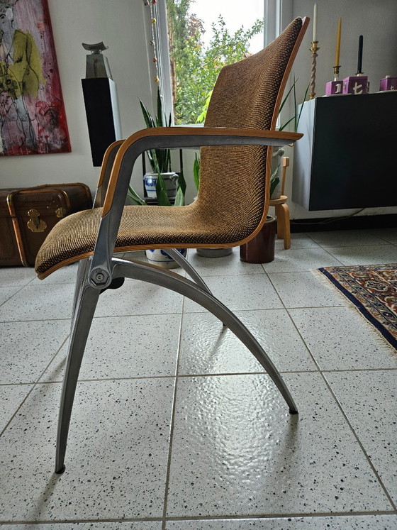 Deux chaises Artifort – Chaises de salle à manger, Aluminium, Textile (photo 4 of 5)