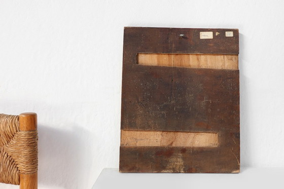 Image 1 of Icono religioso tradicional de roble del siglo XIX Un santo cura a un enfermo, 1800