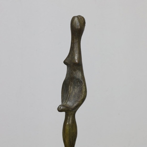 Image 1 of Sculpture Female Figure on Apple by Godfried Pieters