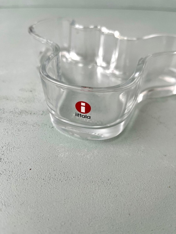 Image 1 of Bol Alvar Aalto en verre Ittala, finition transparente, design