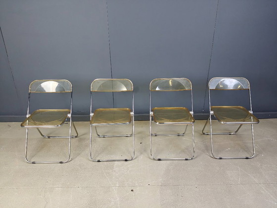 Image 1 of Chaises plia vintage de Castelli, années 1970