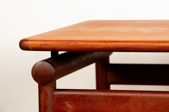 Image 1 of Mesa de centro o banco de entrada muy grande de teca danesa por Borge Mogensen para Soborg mobelfabrik.