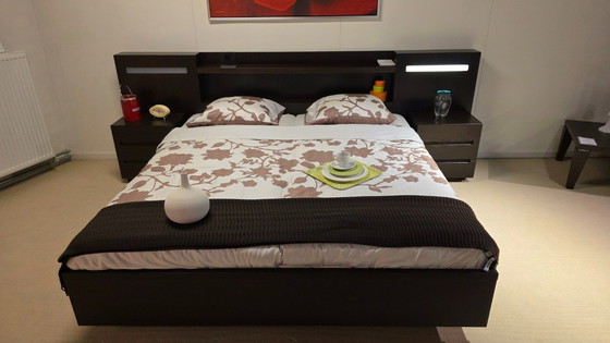 Image 1 of Bedset Salsa eiken bruin 180x200