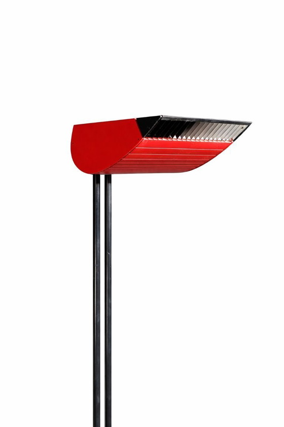 Image 1 of Rote Stehlampe, 1970er Jahre