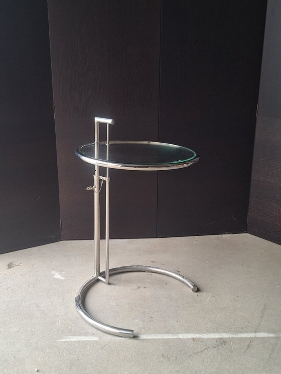 Tavolo regolabile E. 1027 di Eileen Gray - ClassiCon – Tavolini, Glass (photo 6 of 6)