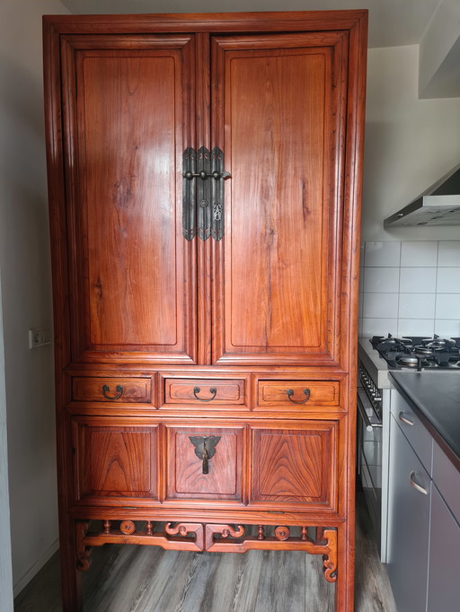 Antique Chinese cabinet 1850 + Certificate