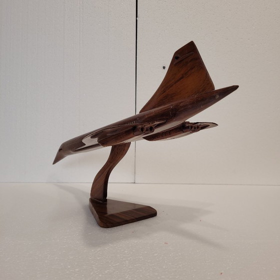 Image 1 of Modello di aereo "Concorde", legno, f. s. XX - Inghilterra