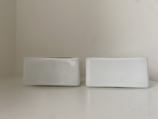 2x Vintage BIG – German ceiling lamp - wall lamp 1970s/80s