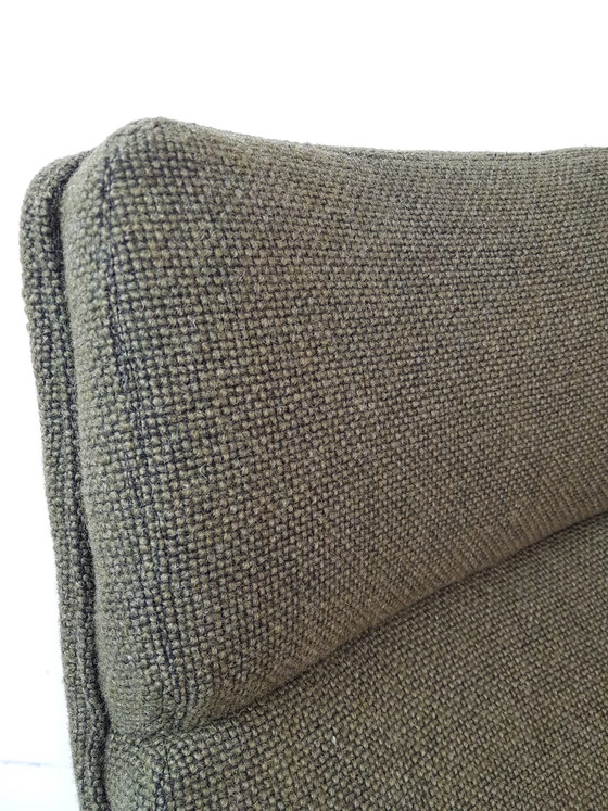 Image 1 of Poltrona girevole vintage Artifort con rivestimento in tessuto verde, nuova