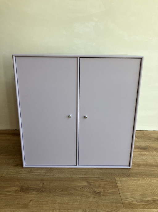 Original Montana Furniture Modulaire Kast met deuren in Pastel Lila
