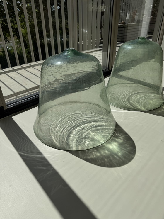 Set van 2 grote glazen lampen – Hanglampen, Glass (photo 4 of 5)