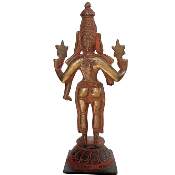 Statua di Vishnu in bronzo dorato del XIX secolo – Sculture, Bronze (photo 5 of 10)